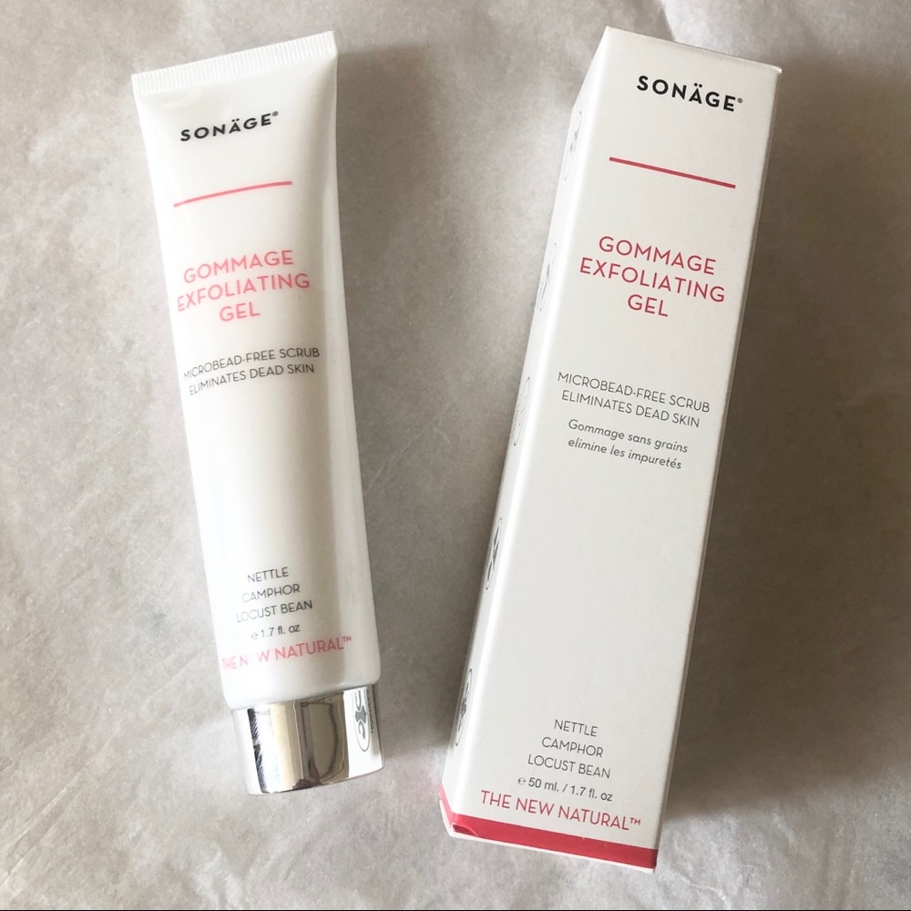 NIB Sonage Gommage Exfoliating Gel Scrub